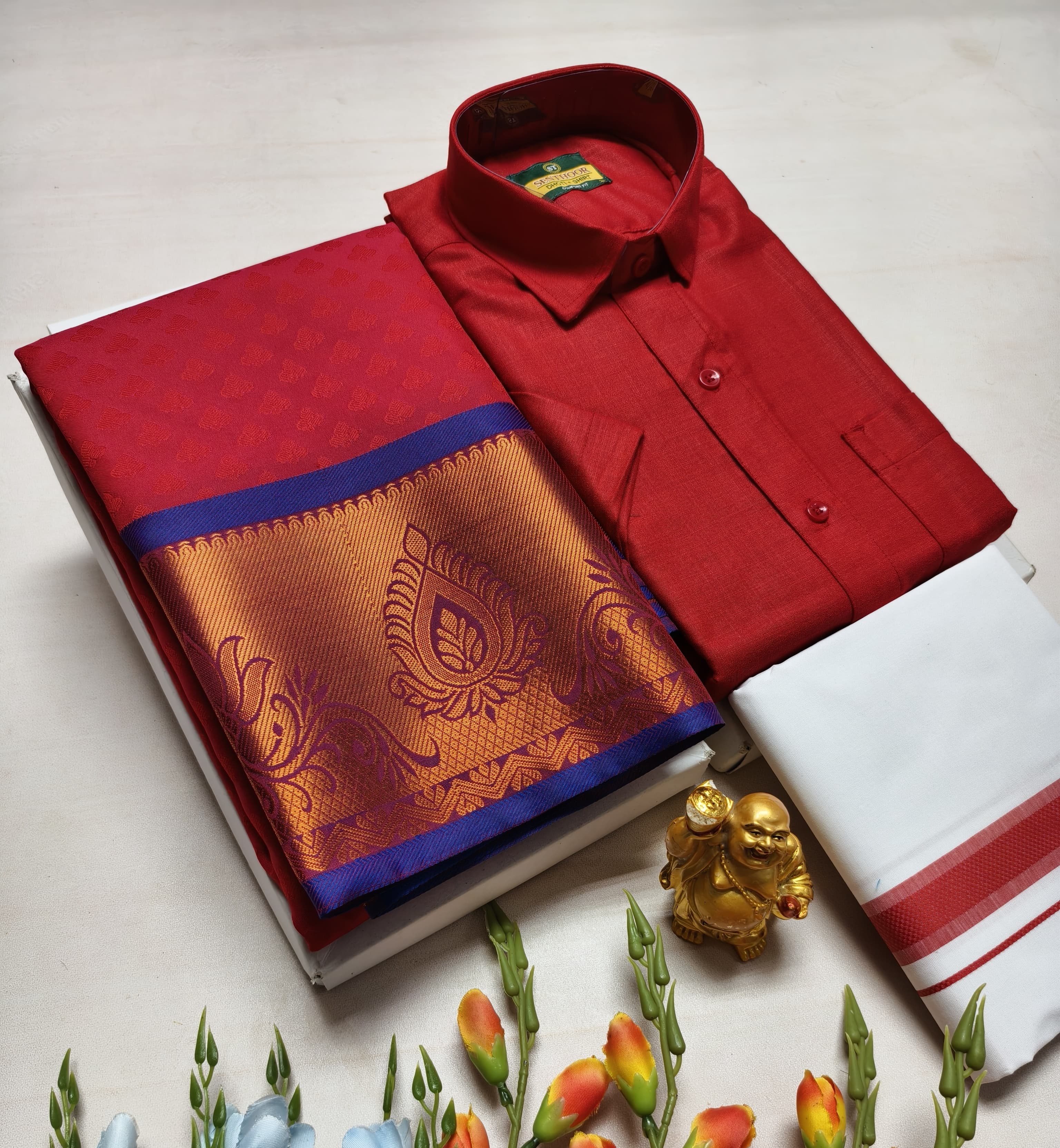 Silk elegance couple set