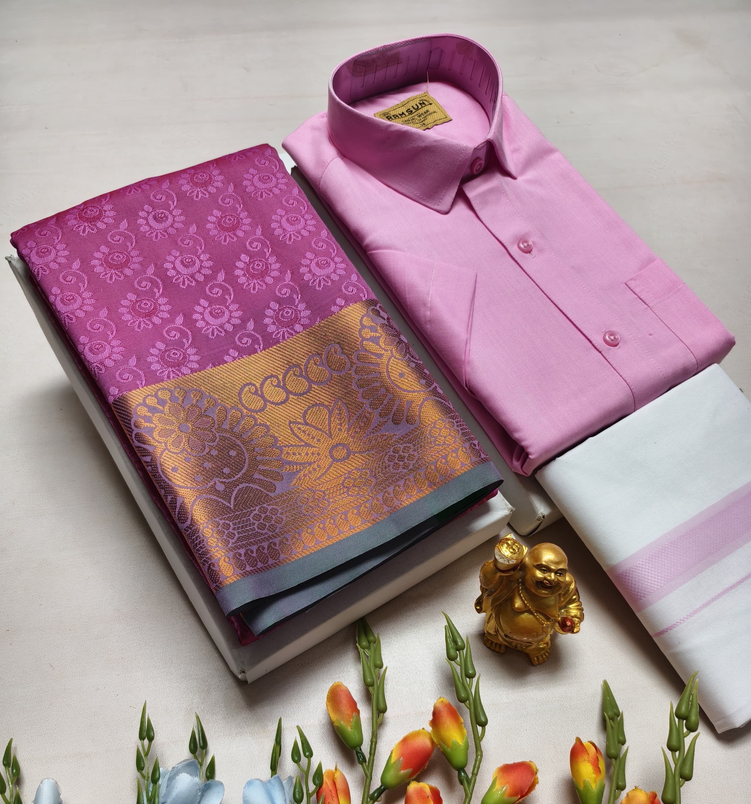 Classic semi silk combo